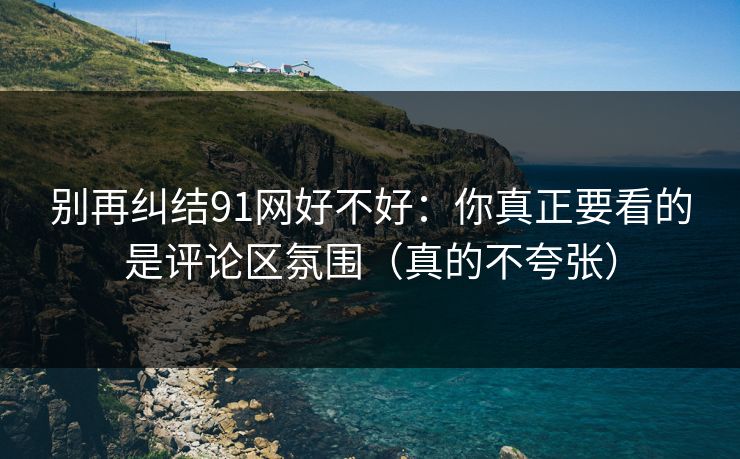 别再纠结91网好不好:你真正要看的是评论区氛围(真的不夸张)